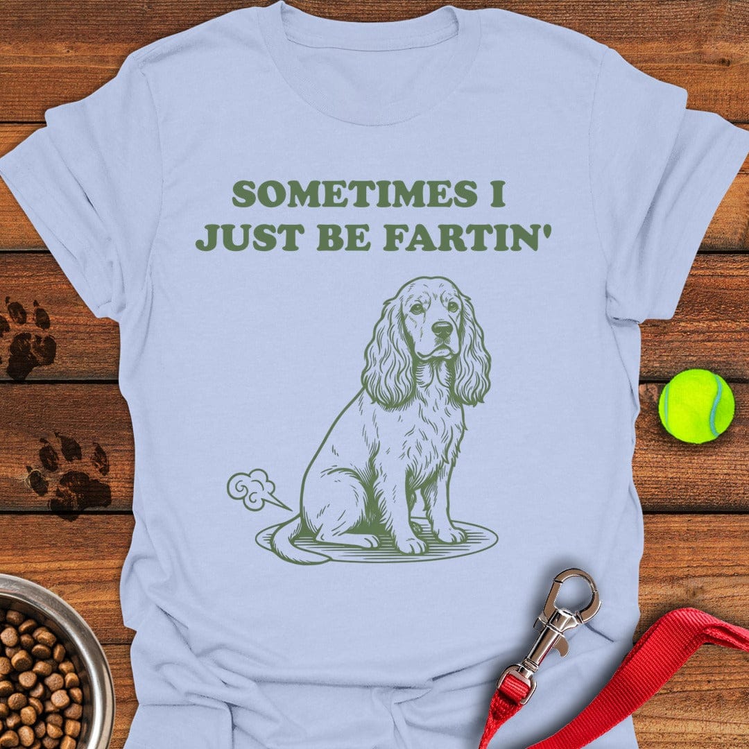 Cocker Spaniel Farts Light Blue