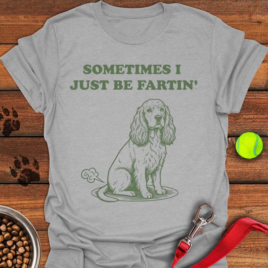 Cocker Spaniel Farts Sport Grey