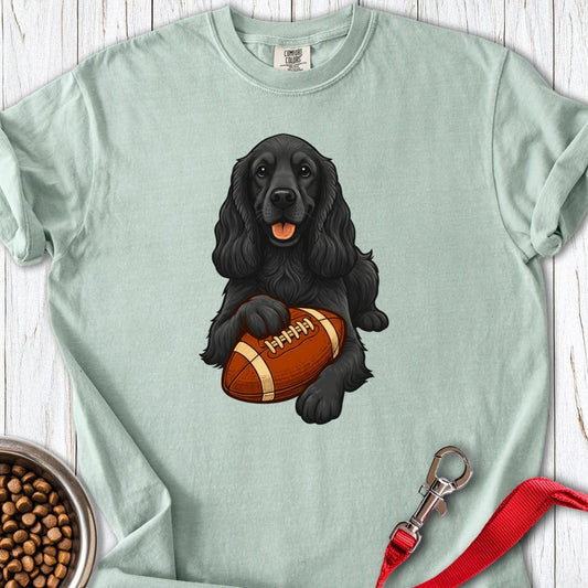 Cocker Spaniel Football Premium Tee Bay