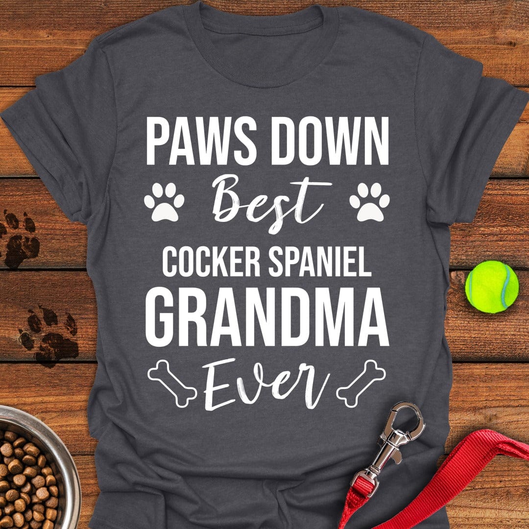 Cocker Spaniel Grandma Dark Heather