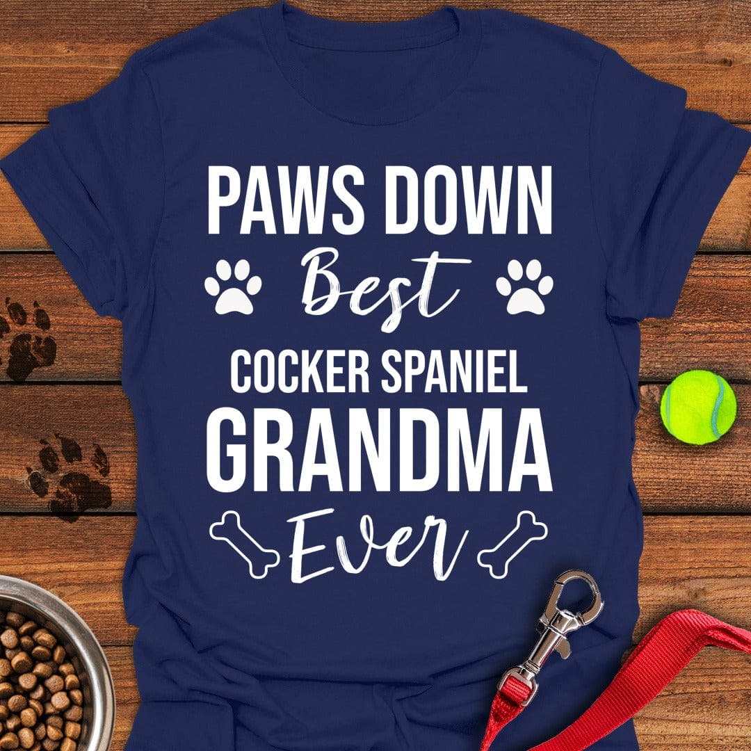 Cocker Spaniel Grandma Navy