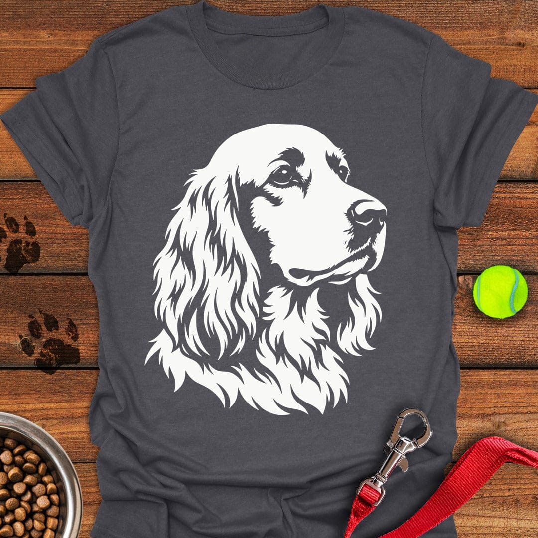 Cocker Spaniel Graphic Dark Heather