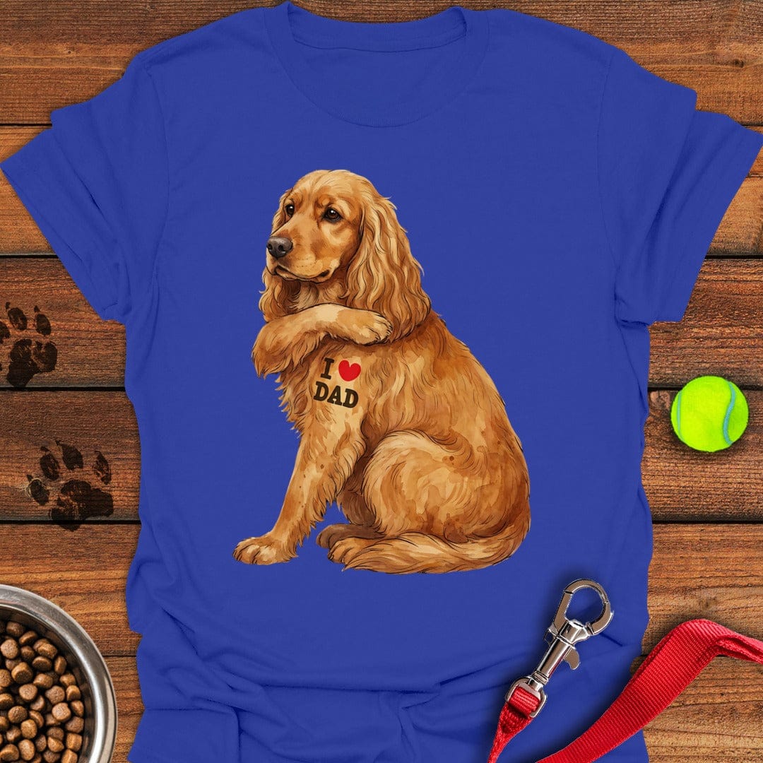 Cocker Spaniel I Love Dad Royal