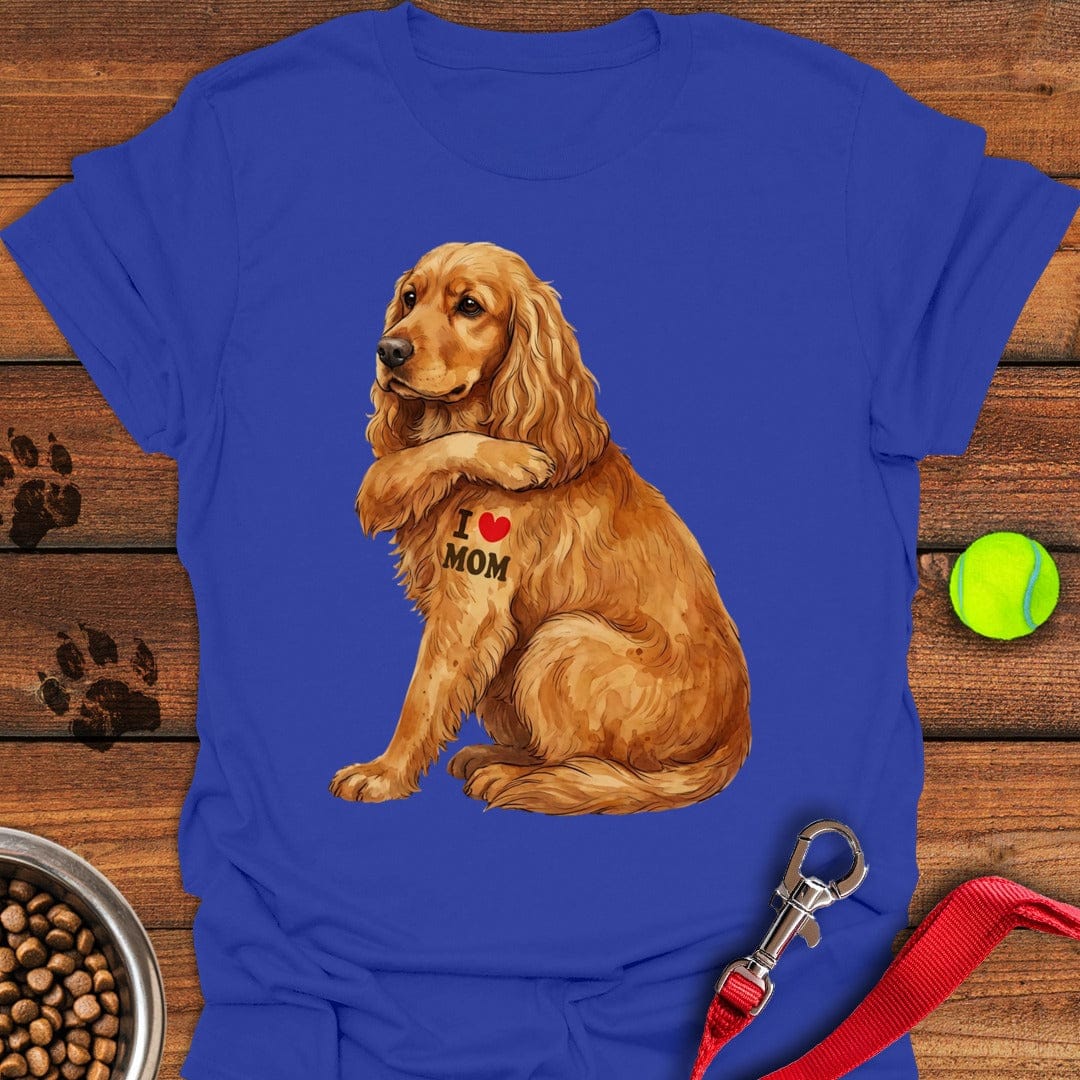 Cocker Spaniel I Love Mom Royal
