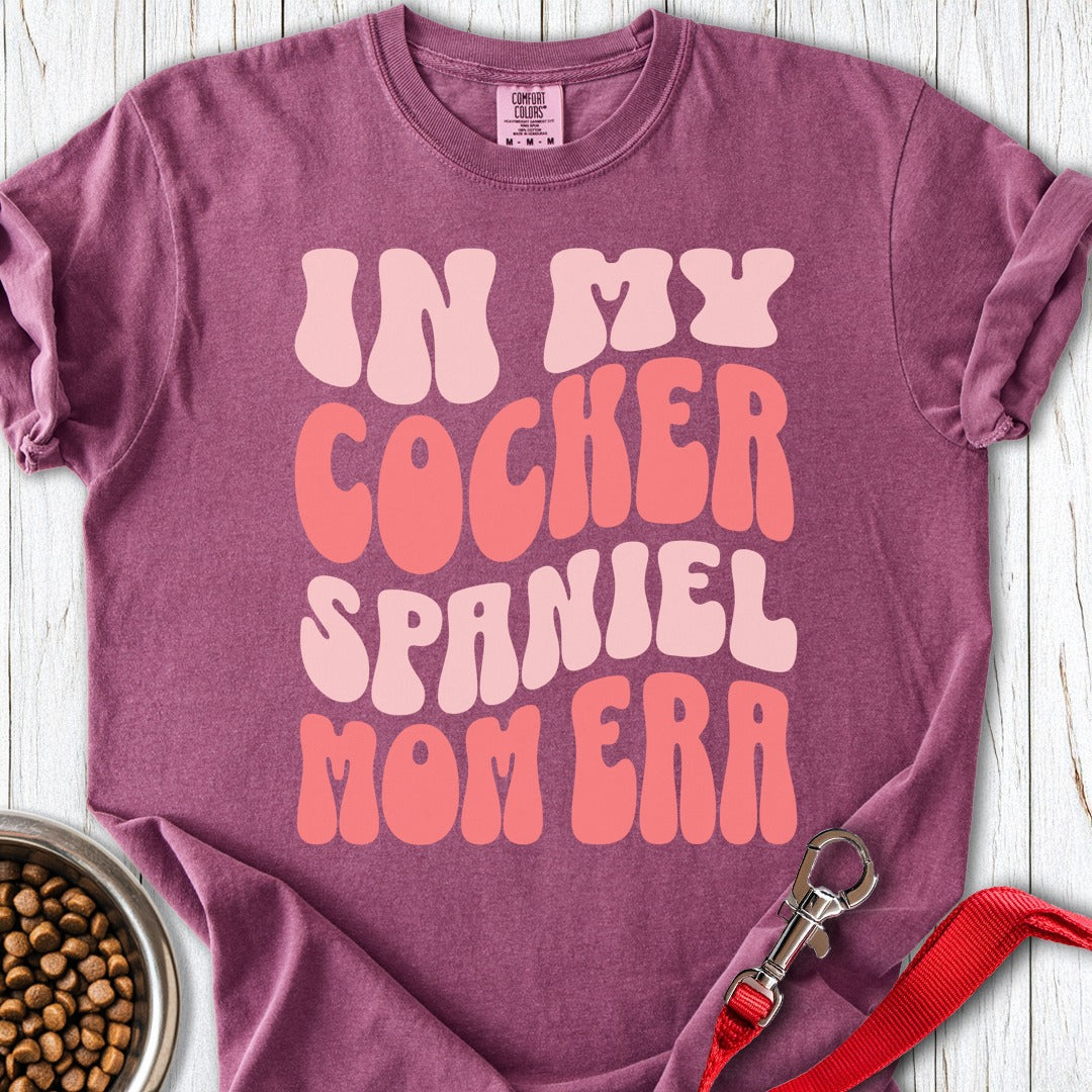 Cocker Spaniel Mom Premium Tee Berry
