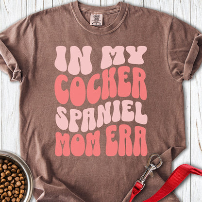 Cocker Spaniel Mom Premium Tee Espresso