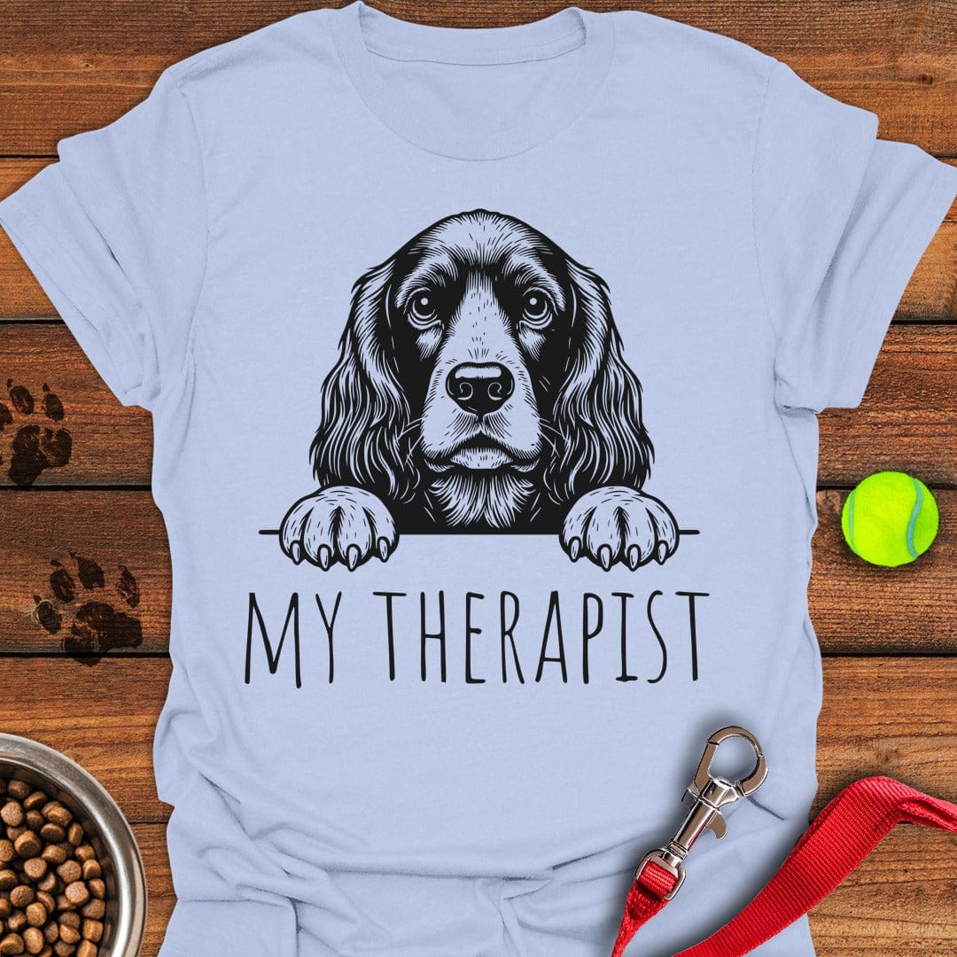 Cocker Spaniel My Therapist Light Blue