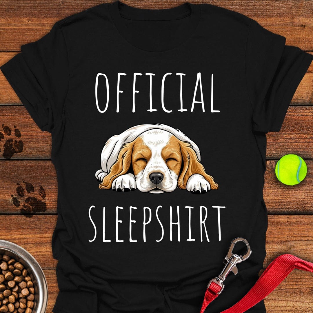 Cocker Spaniel Pajama Shirt Black