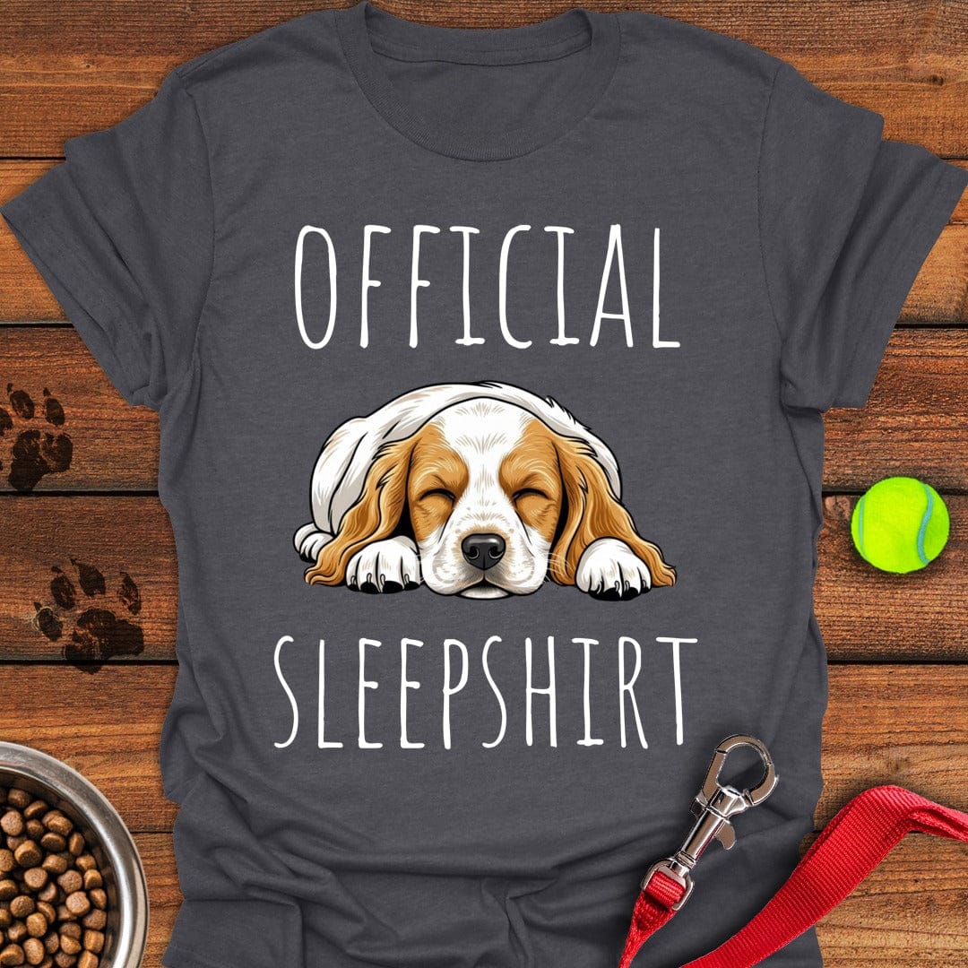 Cocker Spaniel Pajama Shirt Dark Heather