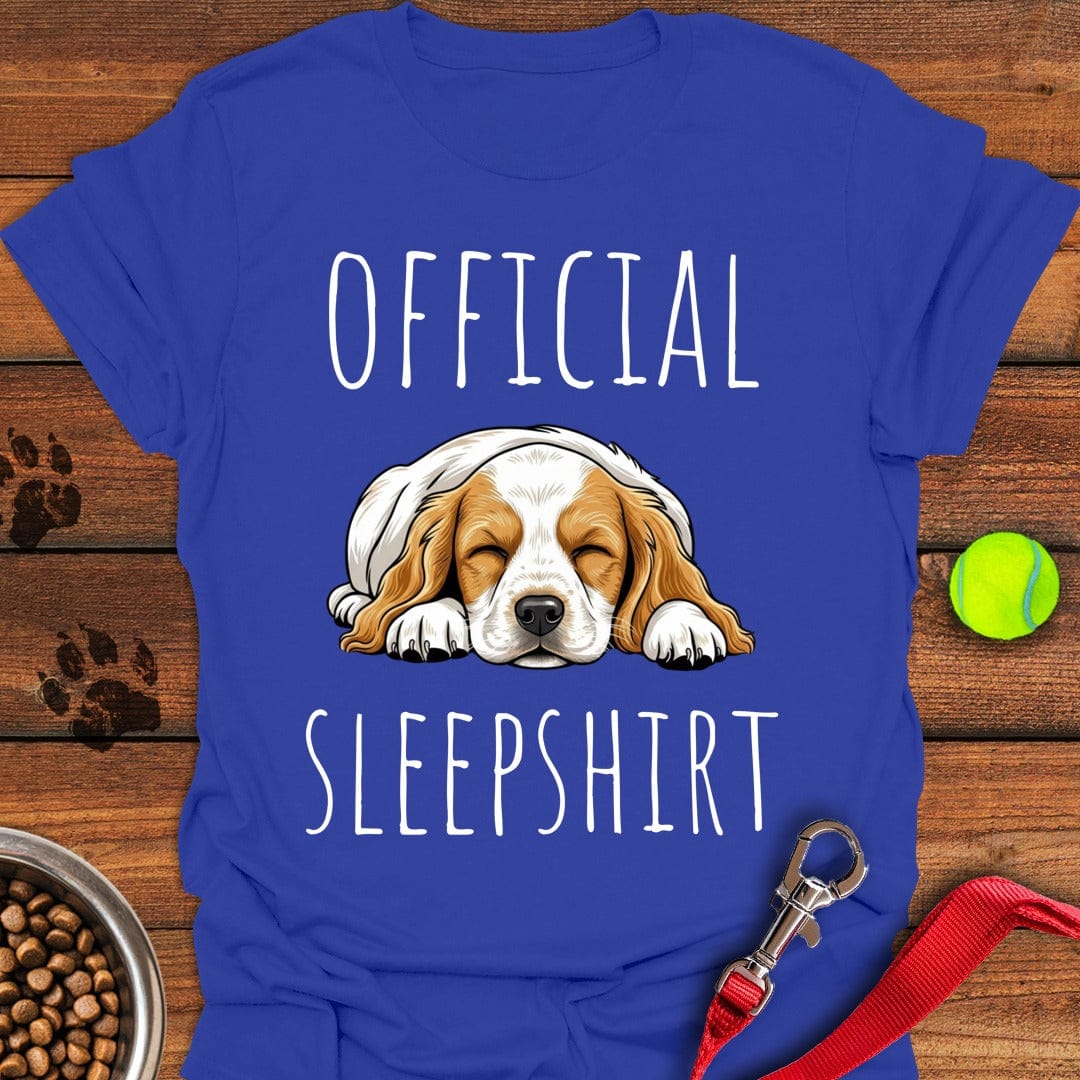 Cocker Spaniel Pajama Shirt Royal