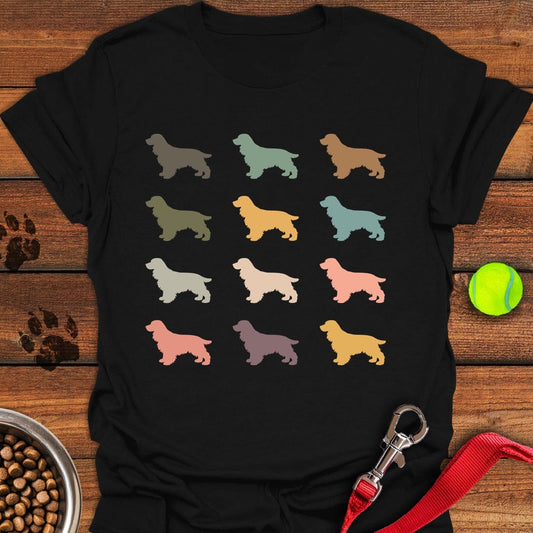 Cocker Spaniel Retro Black