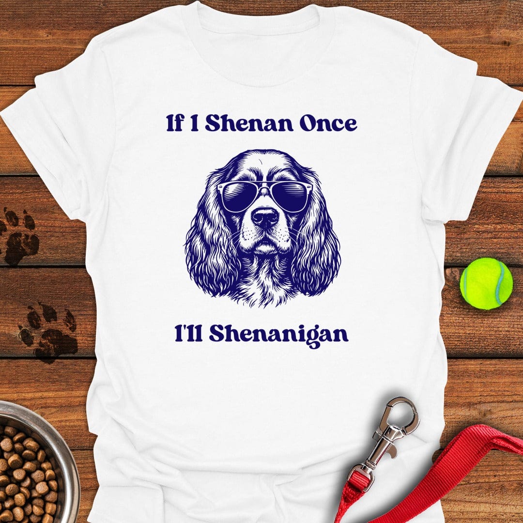 Cocker Spaniel Shenanigan White