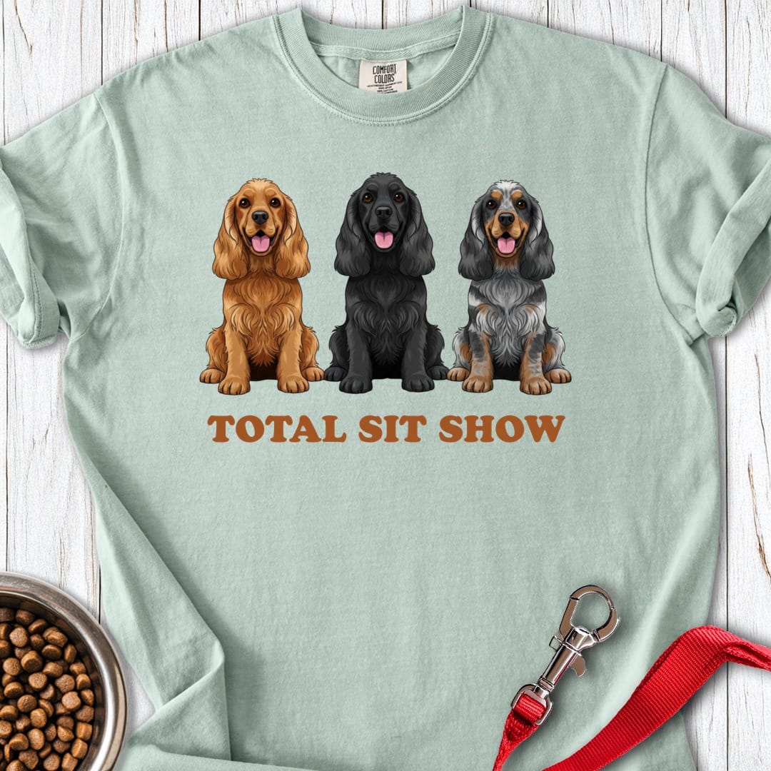 Cocker Spaniel Sit Show Premium Tee Bay