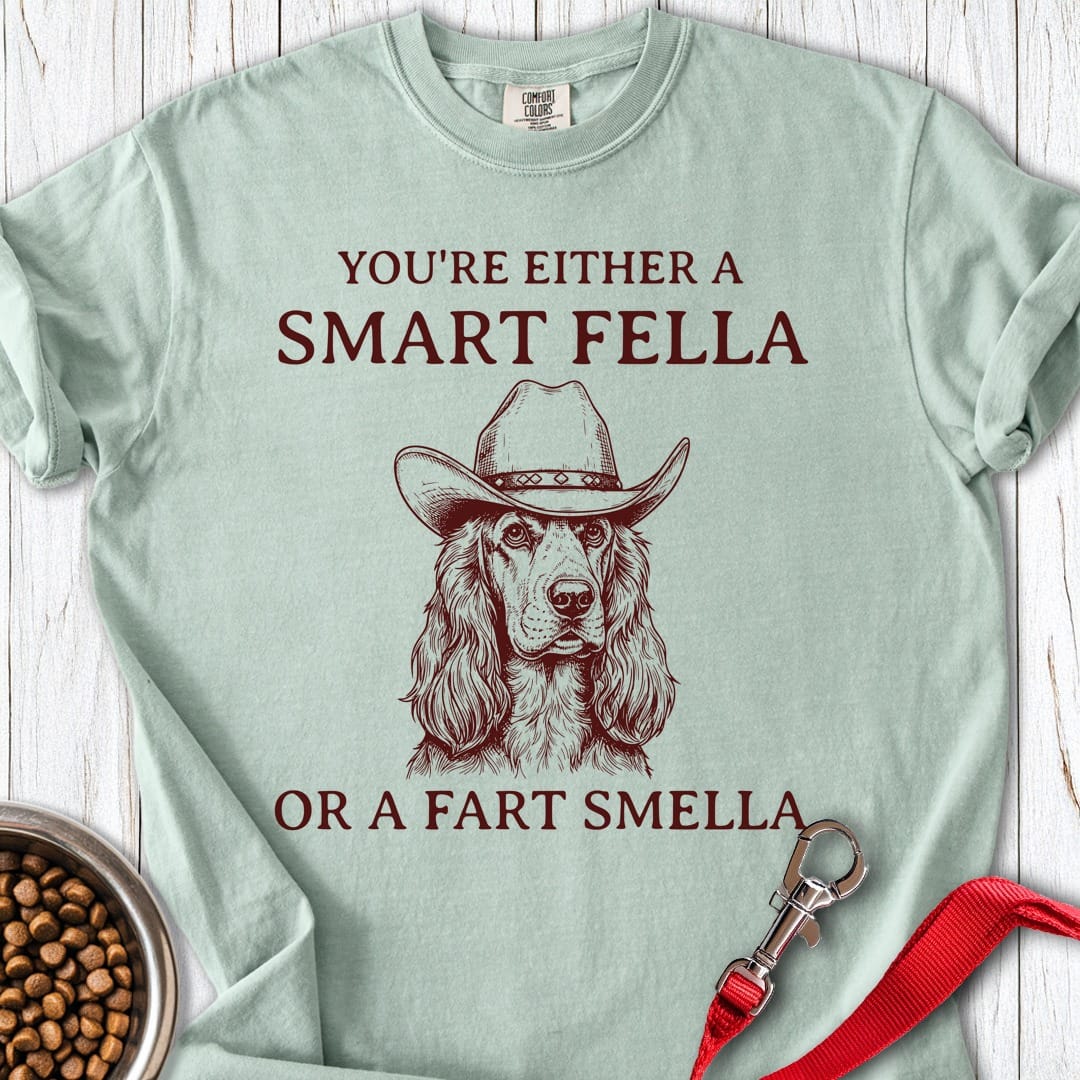 Cocker Spaniel Smart Fella Premium Tee Bay