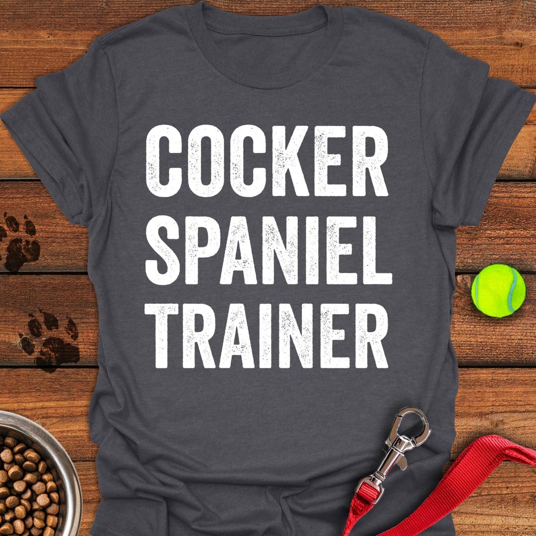 Cocker Spaniel Trainer Dark Heather