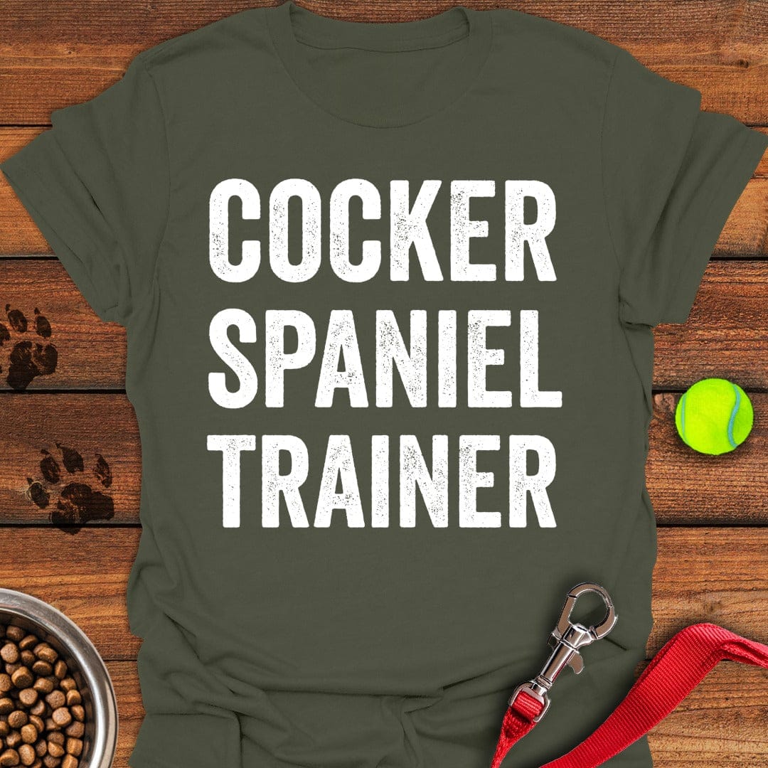 Cocker Spaniel Trainer Military Green