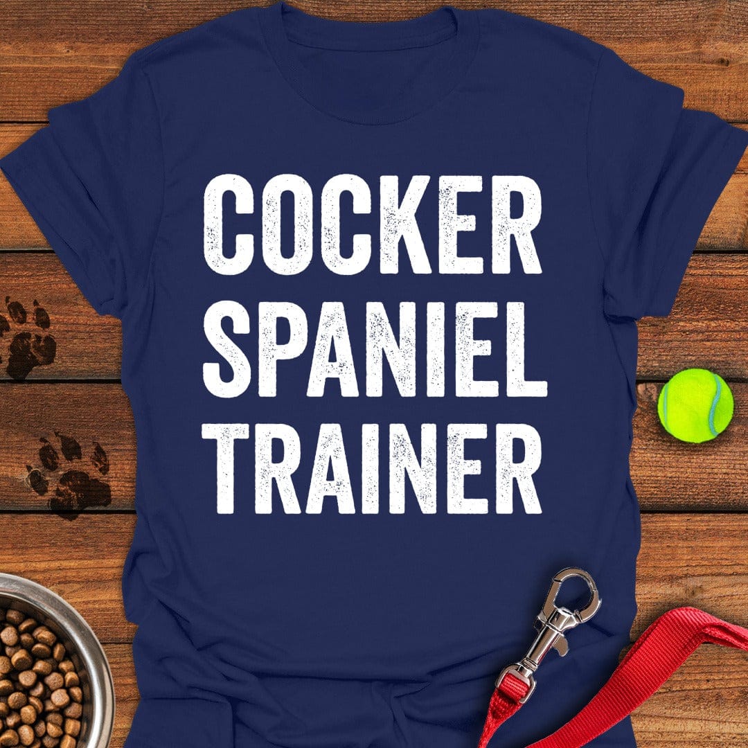 Cocker Spaniel Trainer Navy