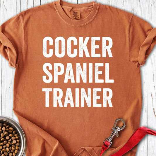 Cocker Spaniel Trainer Premium Tee Yam