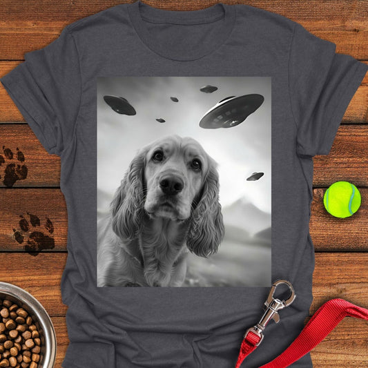 Cocker Spaniel UFO Selfie Dark Heather