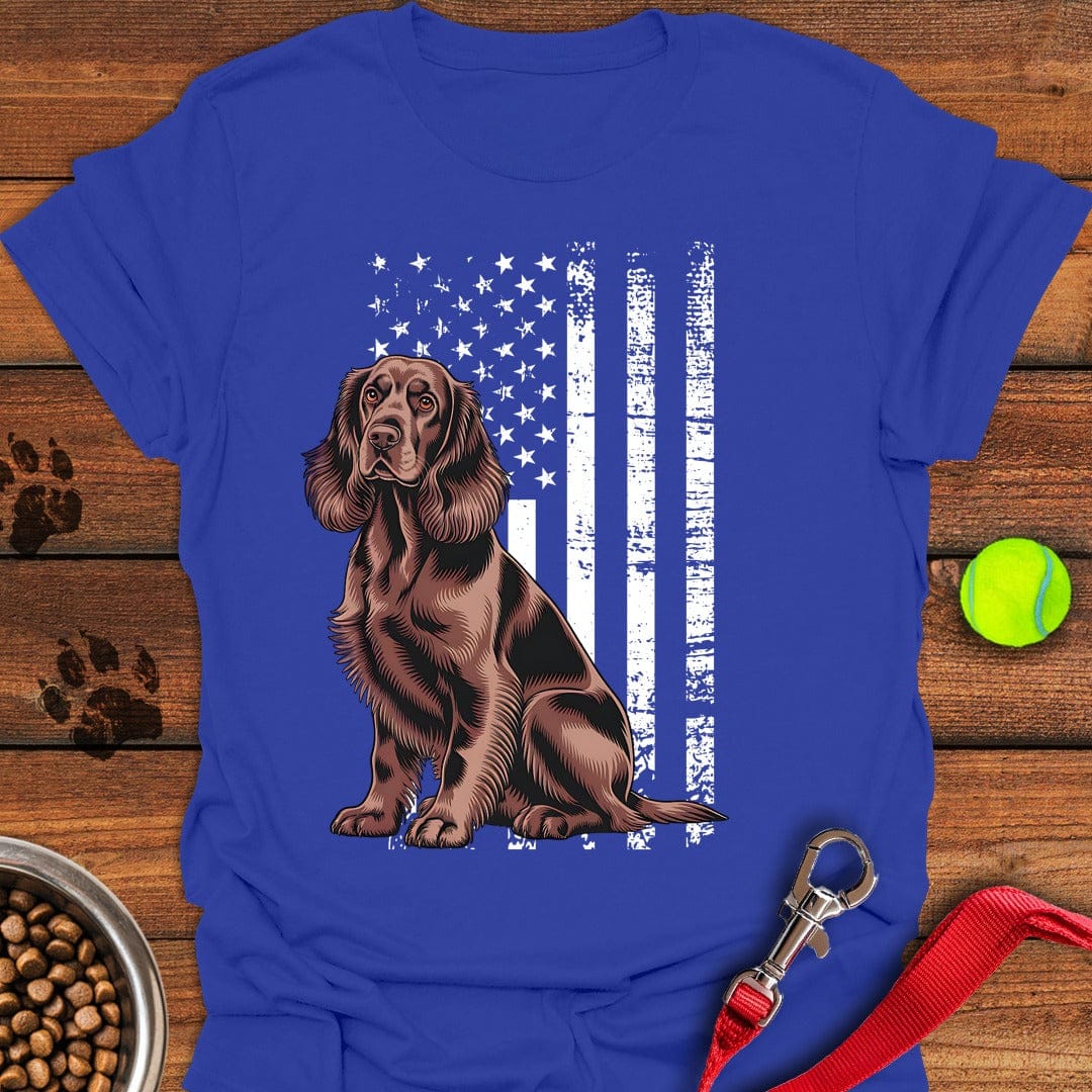 Cocker Spaniel USA Flag Royal