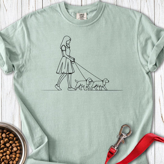 Cocker Spaniel Walking Premium Tee Bay