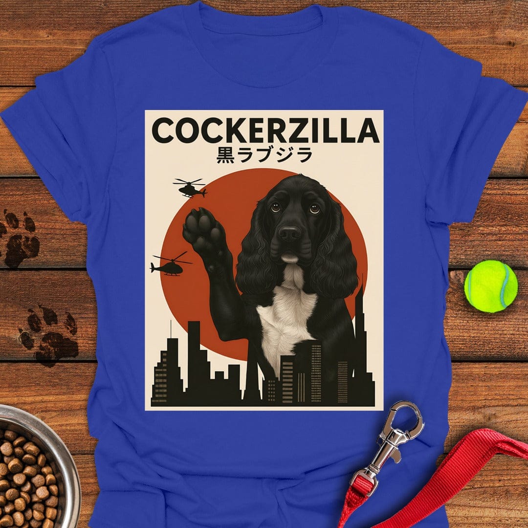 Cockerzilla Black White Cocker Spaniel Royal