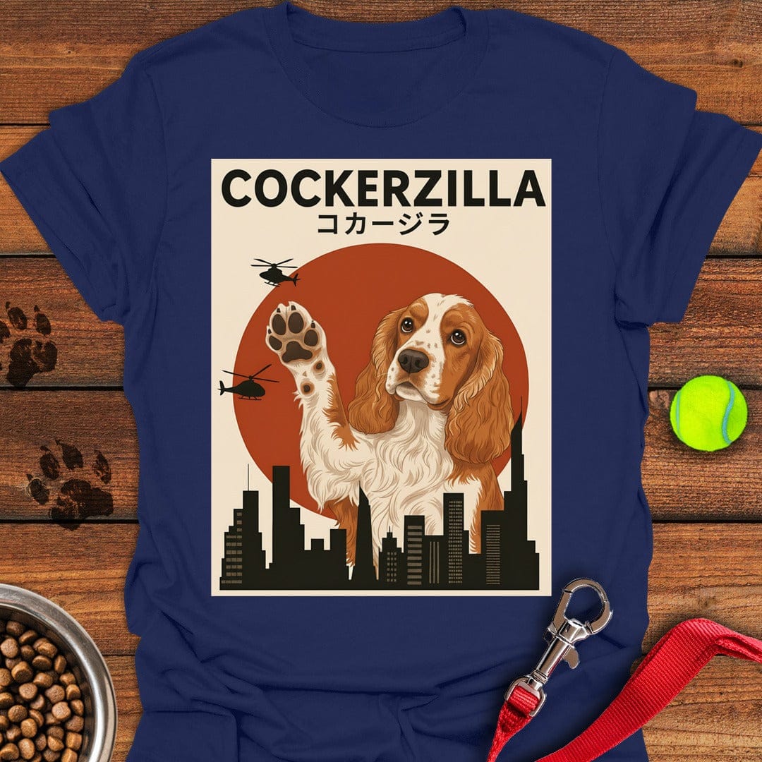 Cockerzilla Cocker Spaniel Navy