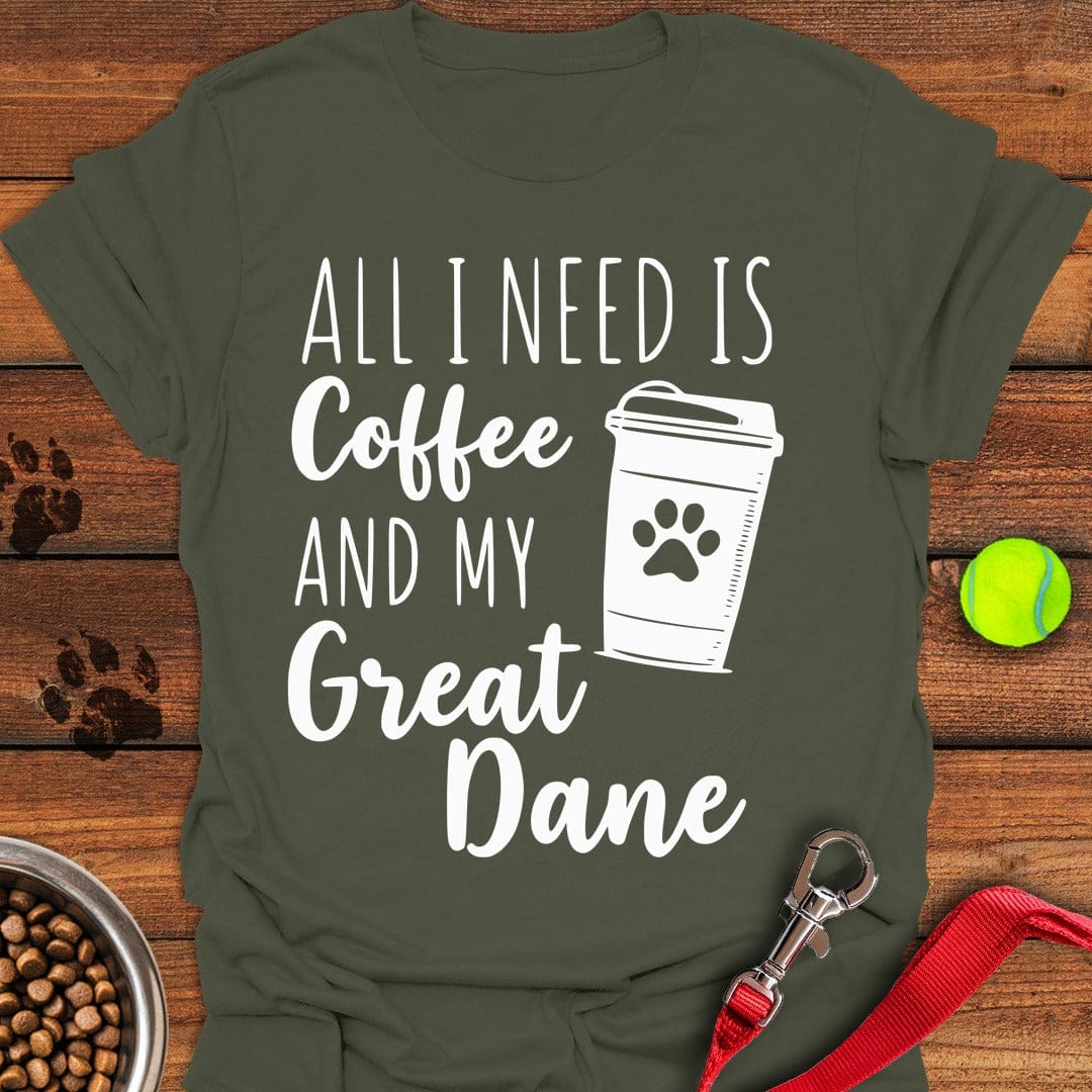 Coffee and Great Dane Military Green