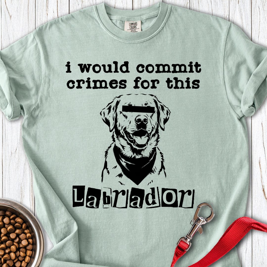 Commit Crimes Labradors Premium Tee Bay