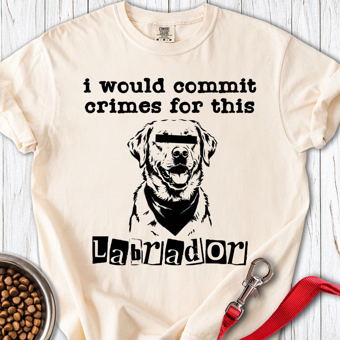 Commit Crimes Labradors Premium Tee Ivory