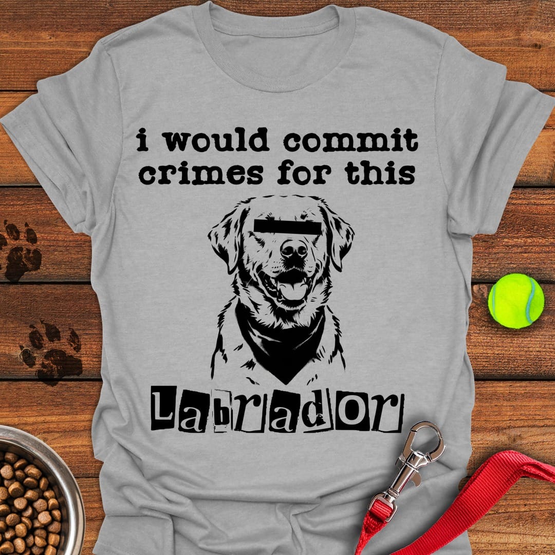 Commit Crimes Labradors Sport Grey