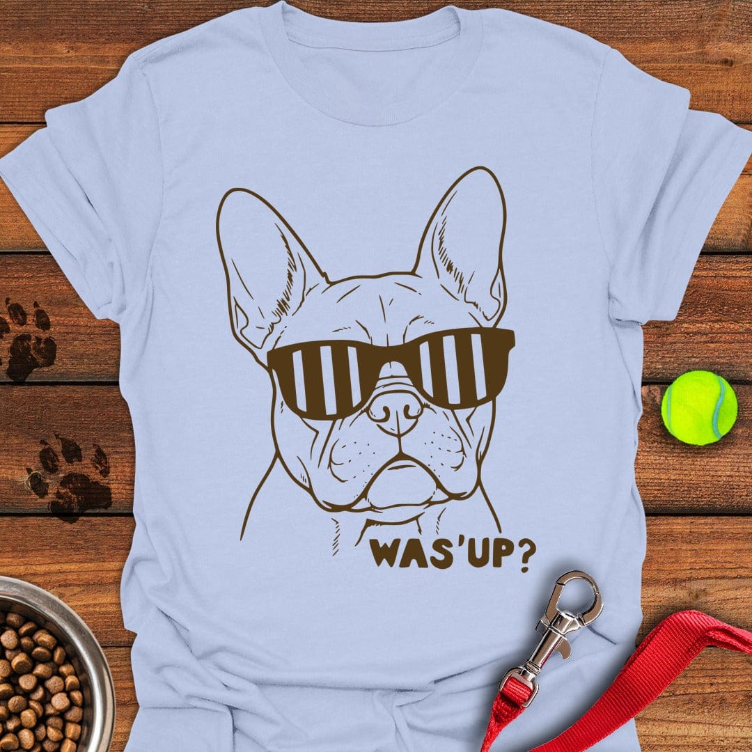 Cool French Bulldog Light Blue