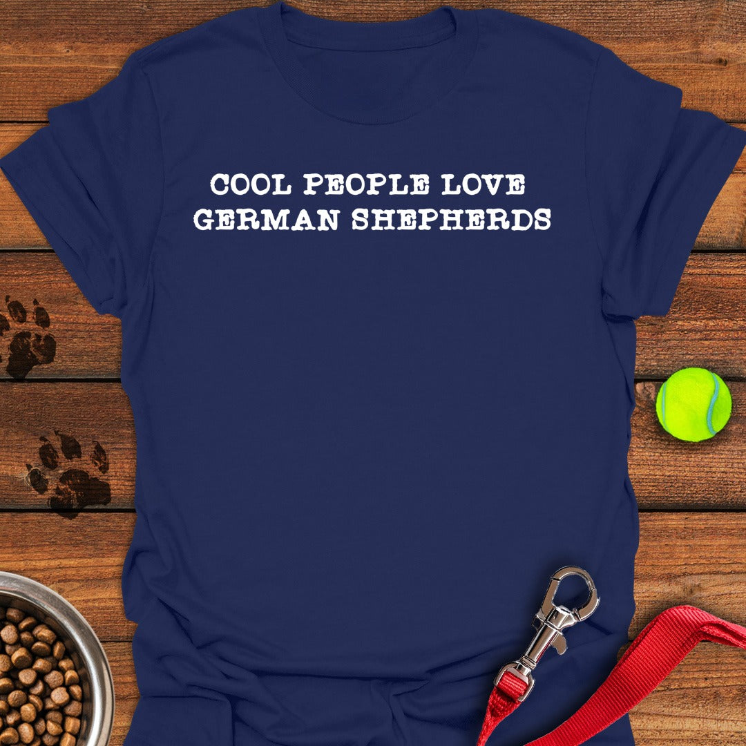 Cool People Love German Shepherds Navy