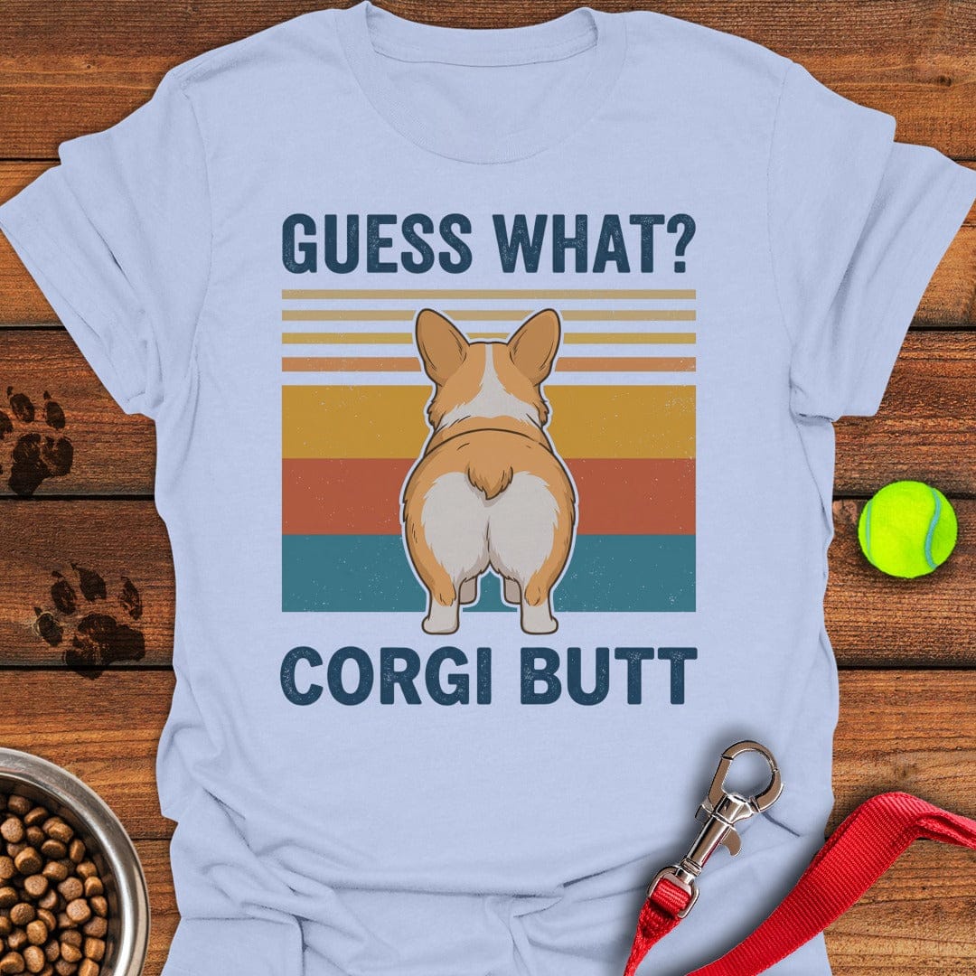 Corgi Butt Light Blue