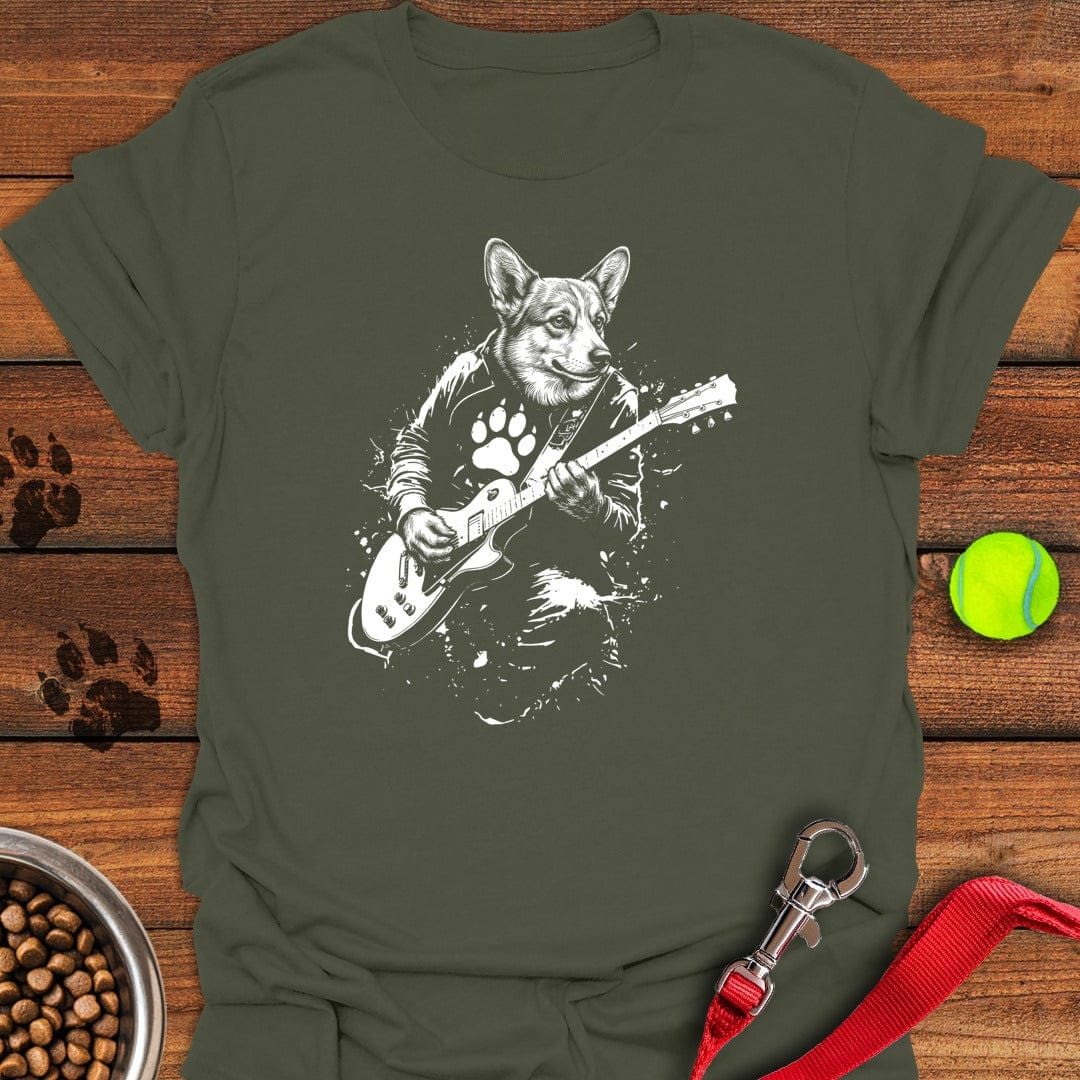 Corgi Guitar Military Green