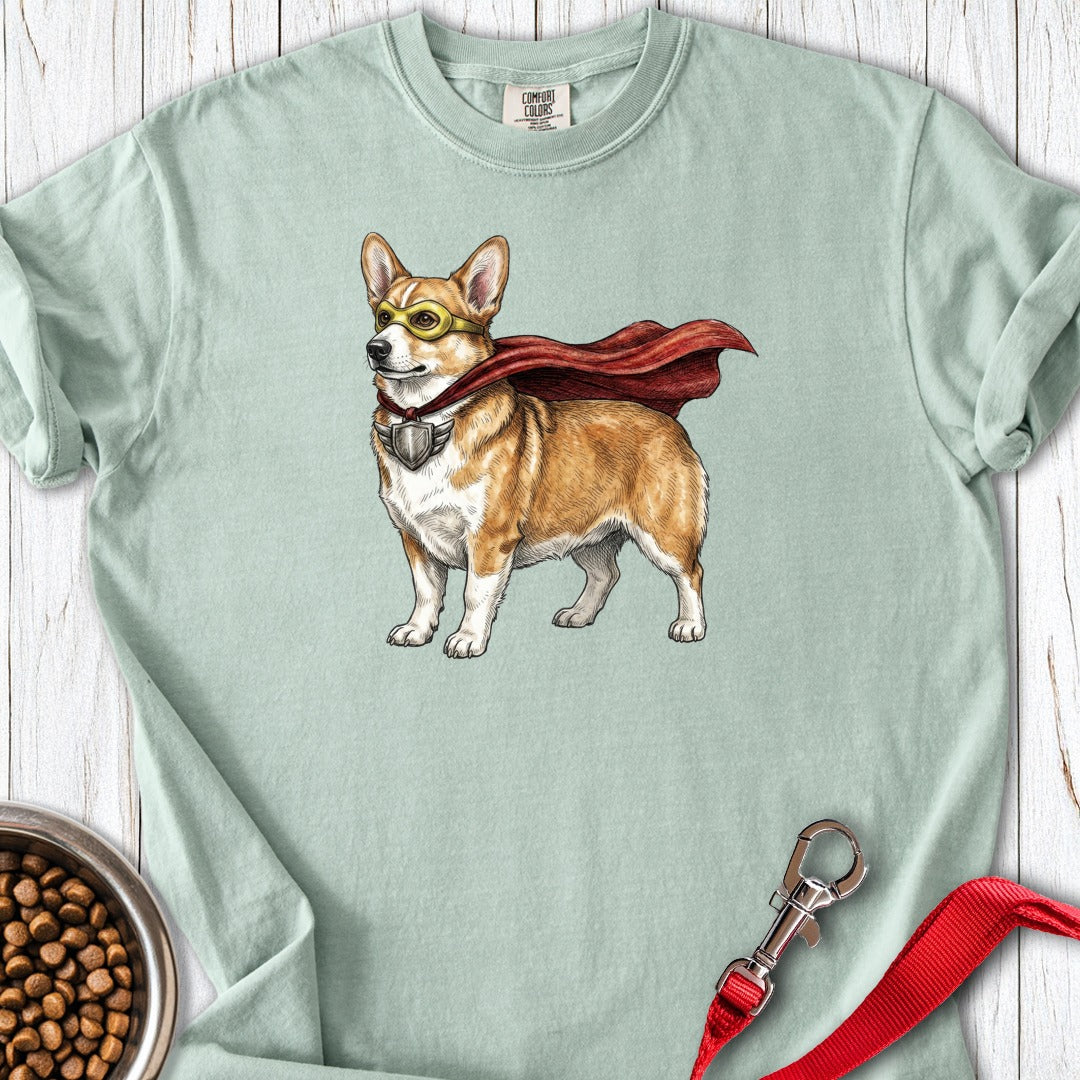 Corgi Superhero Premium Tee Bay