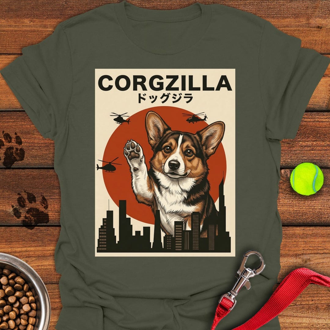 Corgzilla Military Green