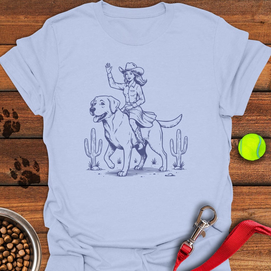 Cowgirl Labrador Light Blue