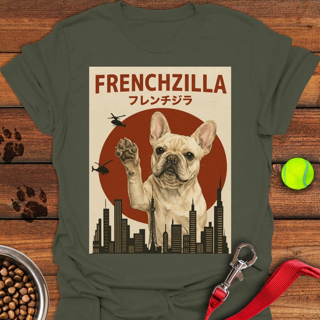 Cream Frenchzilla French Bulldog Military Green