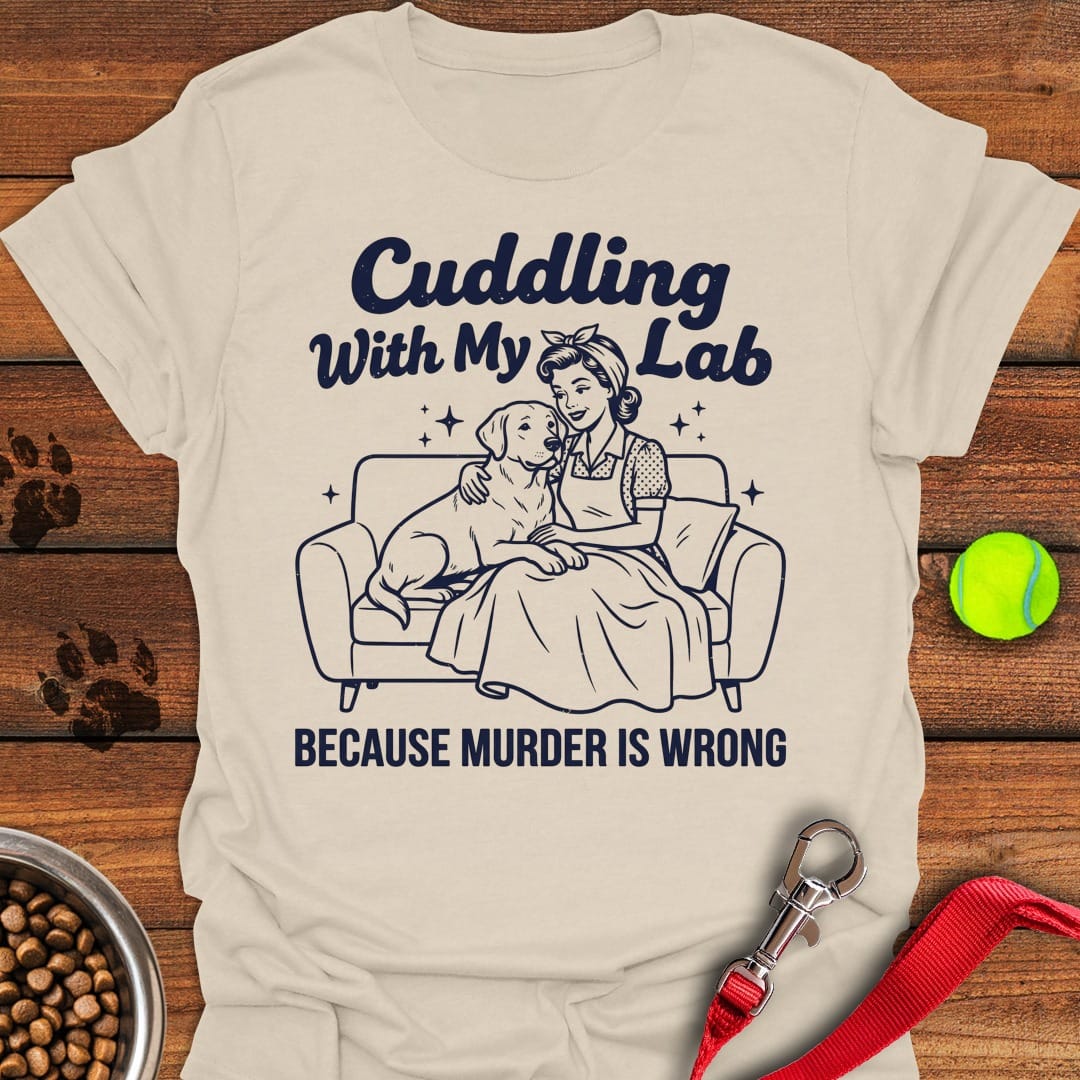 Cuddling With My Lab Natural