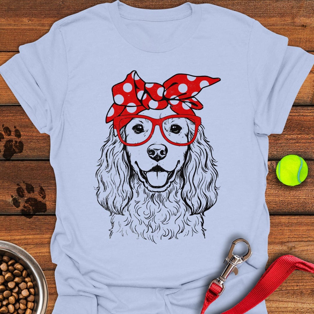 Cute Cocker Spaniel Light Blue