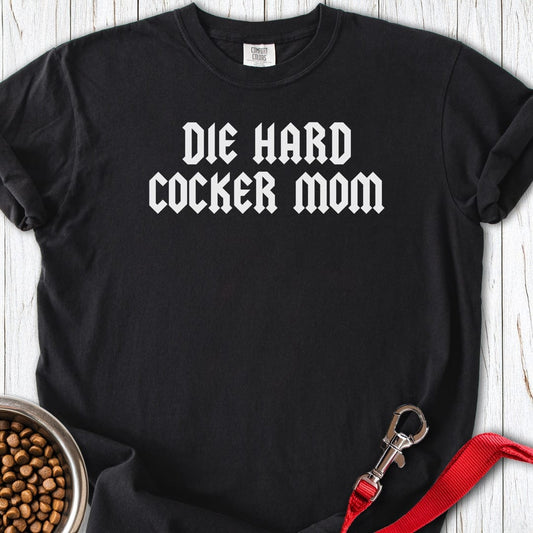 Die Hard Cocker Mom Premium Tee Black