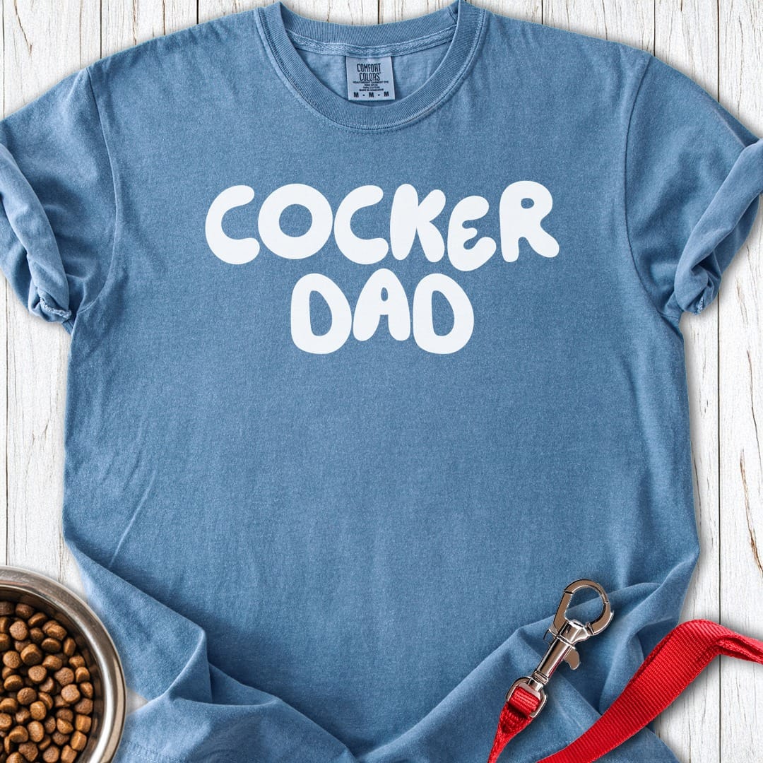 Die Hard Cocker Mom Premium Tee Blue Jean