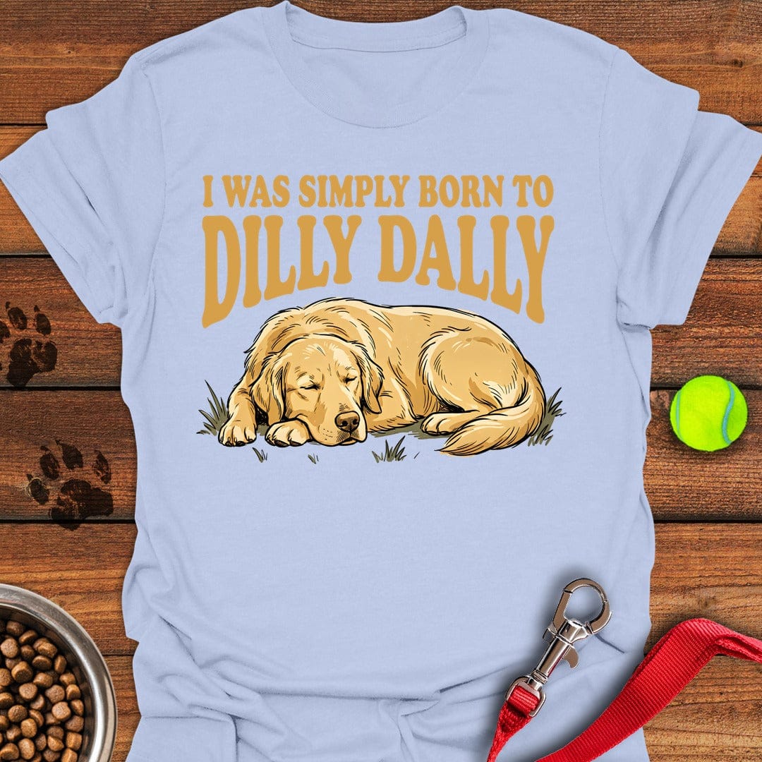 Dilly Dally Golden Retriever Light Blue