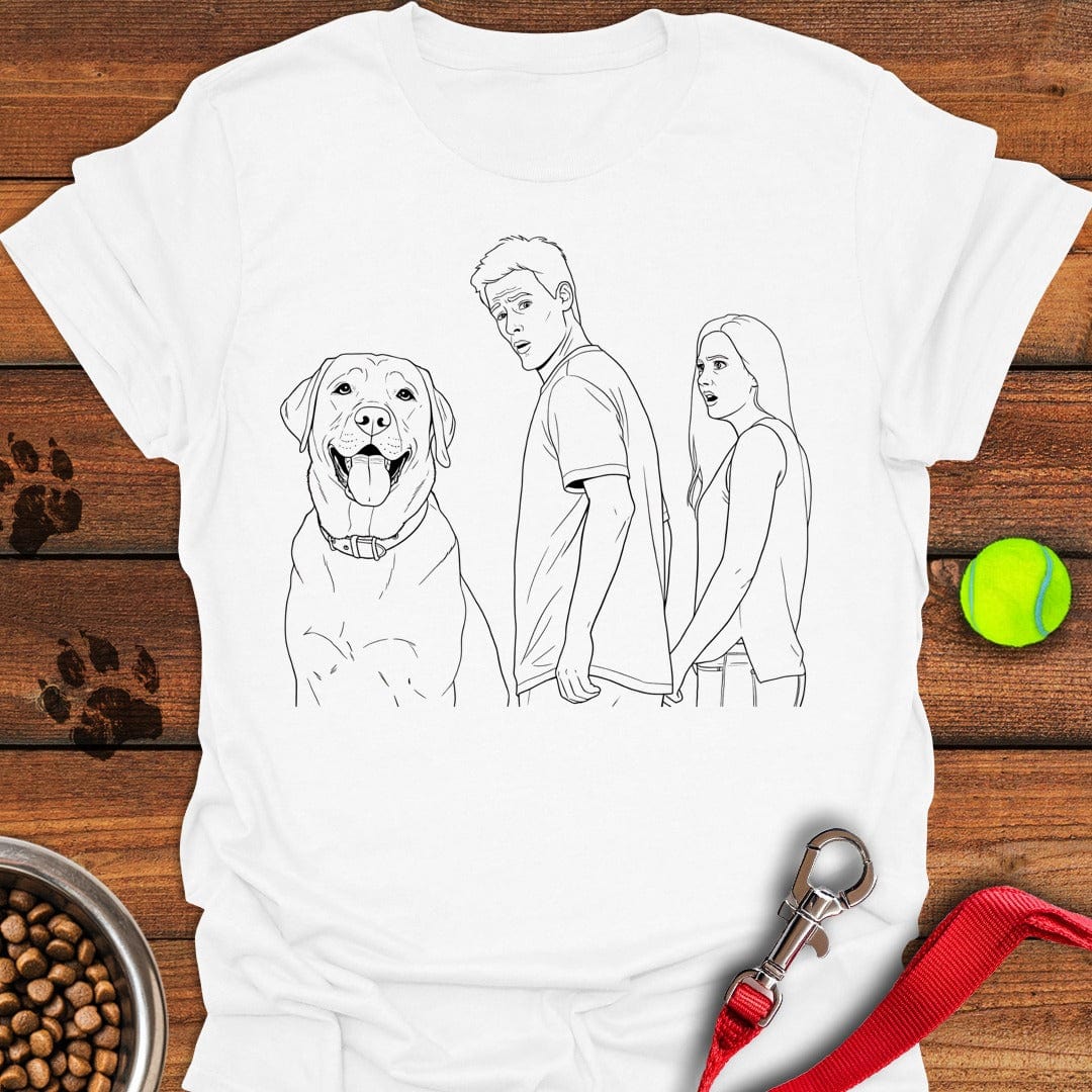 Distracted Boyfriend Labrador Meme White