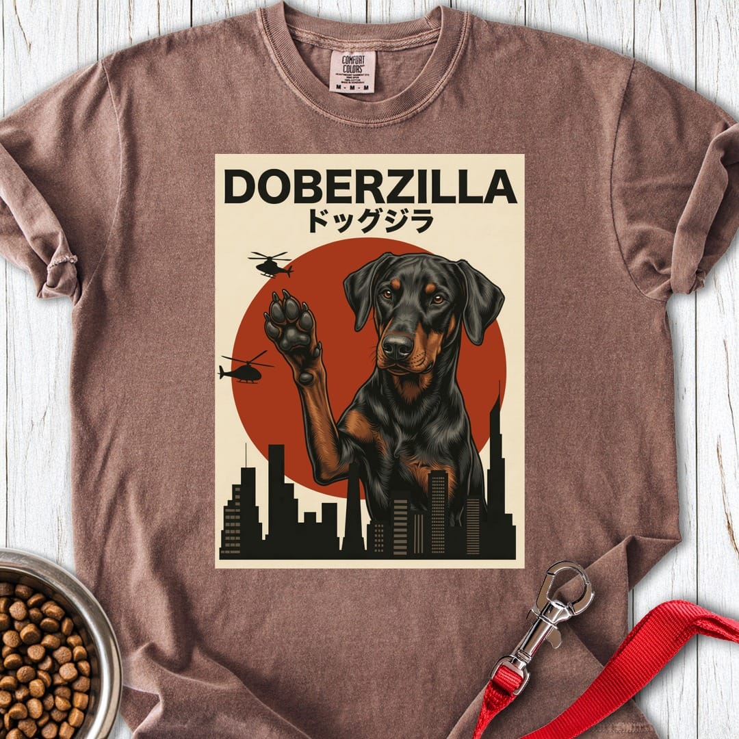 Doberzilla Dobermann Premium Tee Espresso