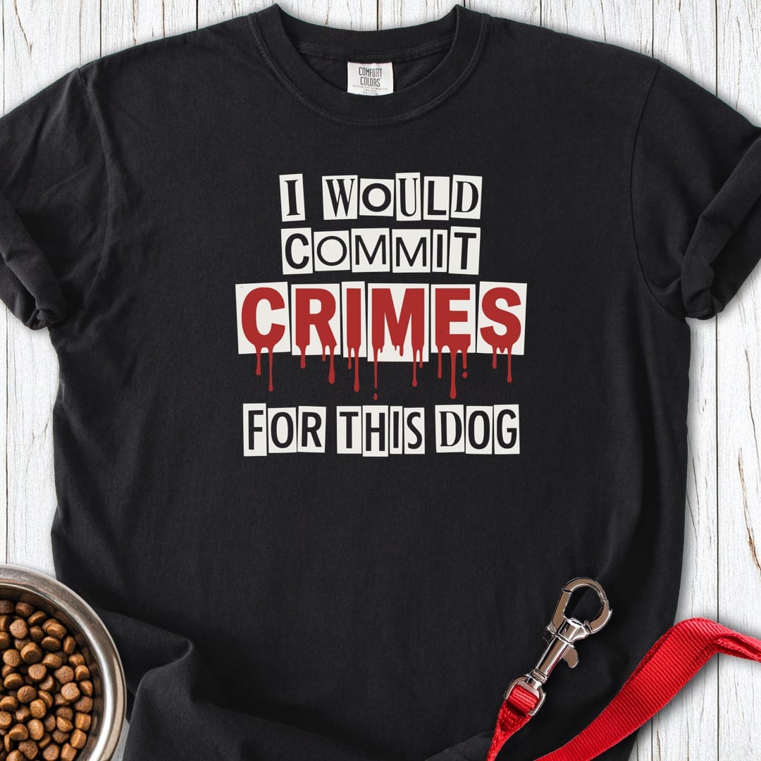 Dog Crimes Premium Tee Black