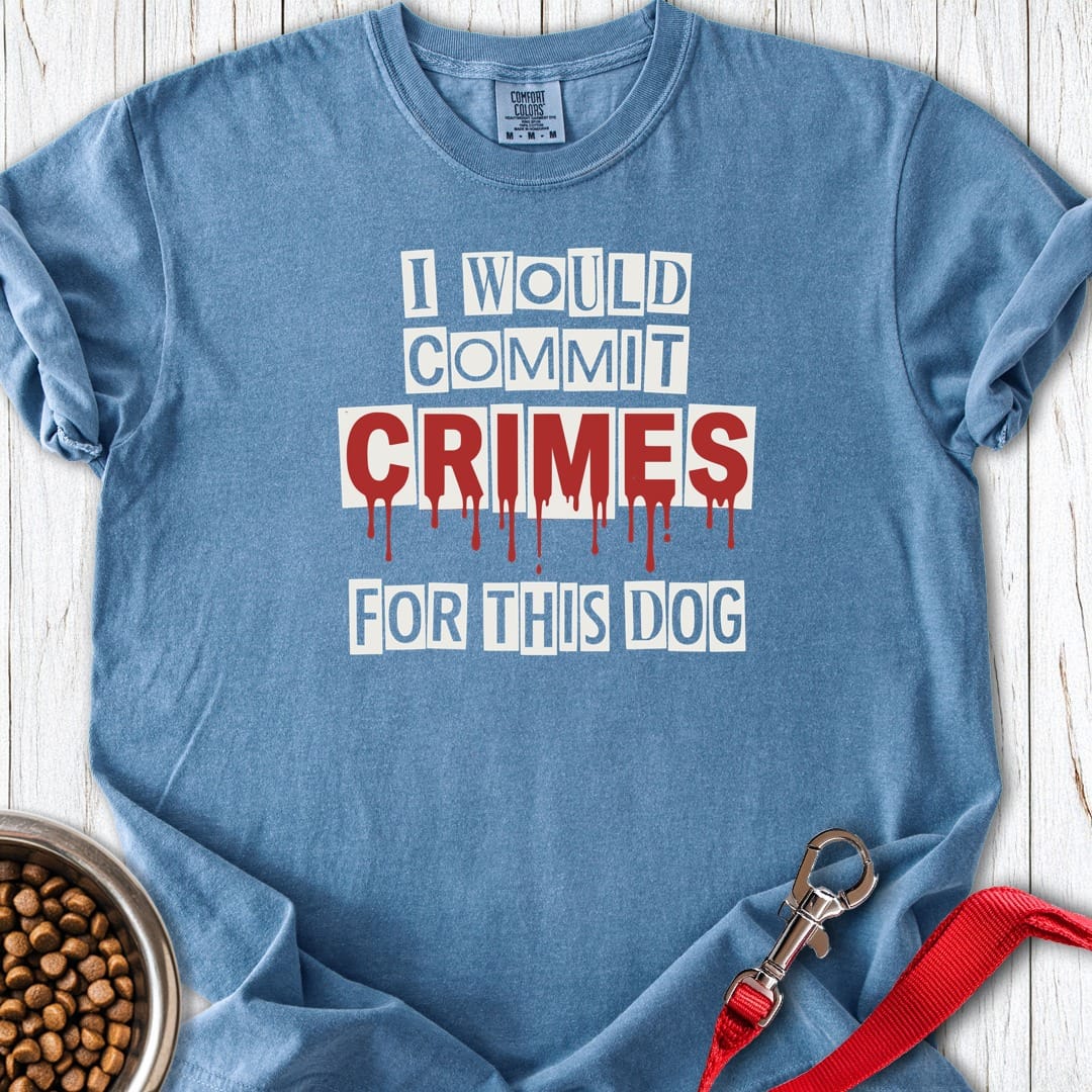 Dog Crimes Premium Tee Blue Jean