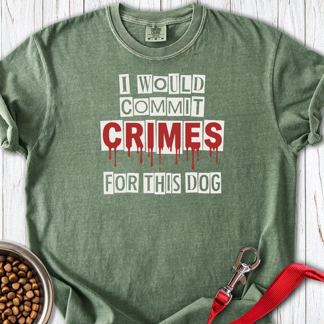 Dog Crimes Premium Tee Moss