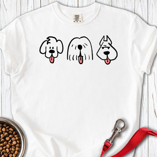 Dog Doodles Premium Tee White
